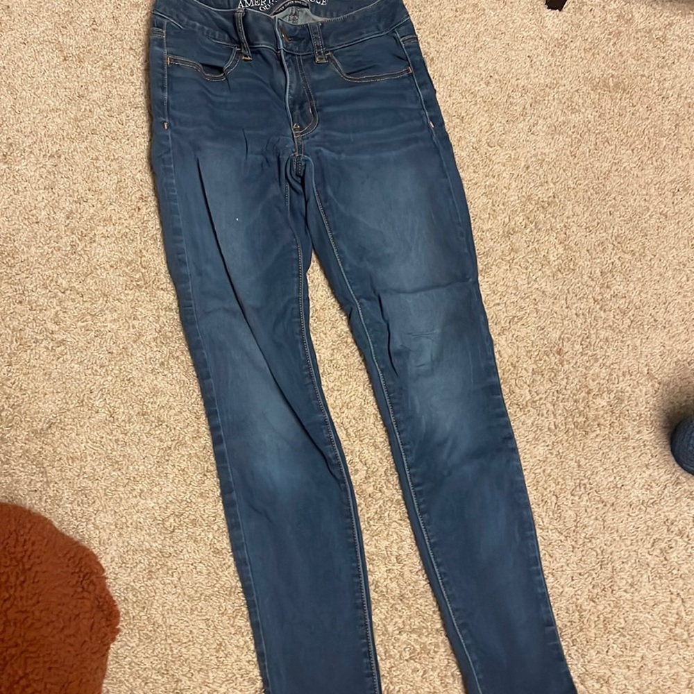 Super Stretch American Eagle Skinny Jeans